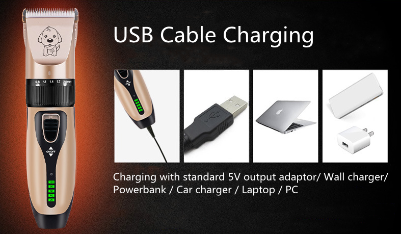 C28 usb sladdlös husdjursklippare